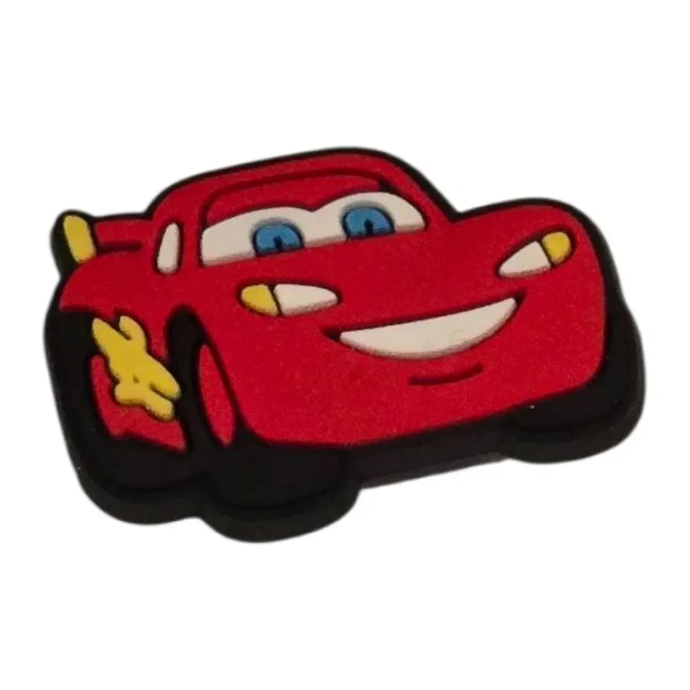 Lightning McQueen Croc Charm Disney Cars Red Race Car Jibbitz Style Kids Cartoon